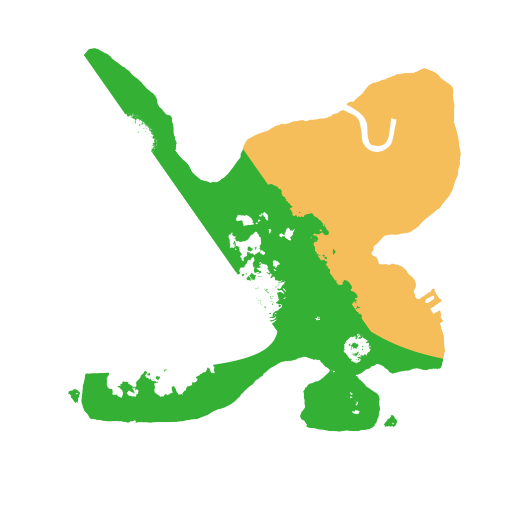 Biome Rust Map: Procedural Map, Size: 2070, Seed: 19686