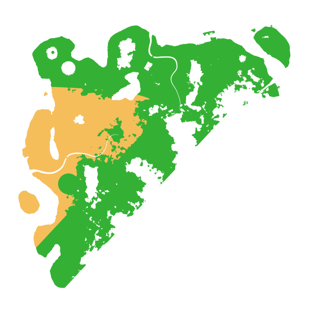 Biome Rust Map: Procedural Map, Size: 4096, Seed: 45659