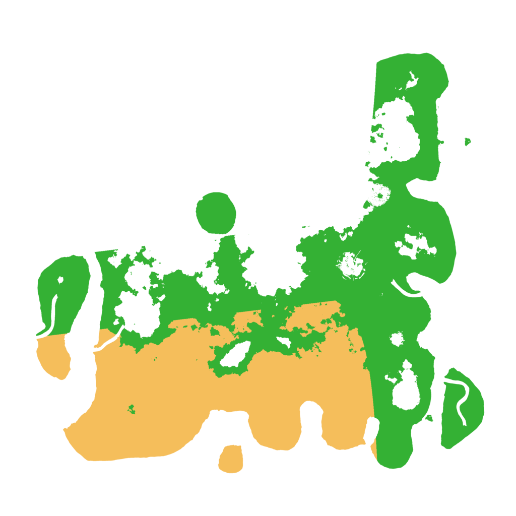 Biome Rust Map: Procedural Map, Size: 3500, Seed: 950306