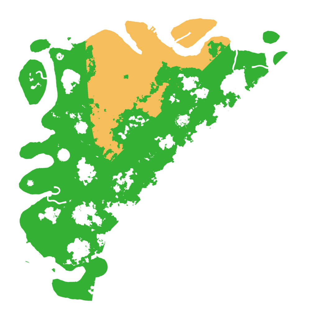 Biome Rust Map: Procedural Map, Size: 4500, Seed: 843026263