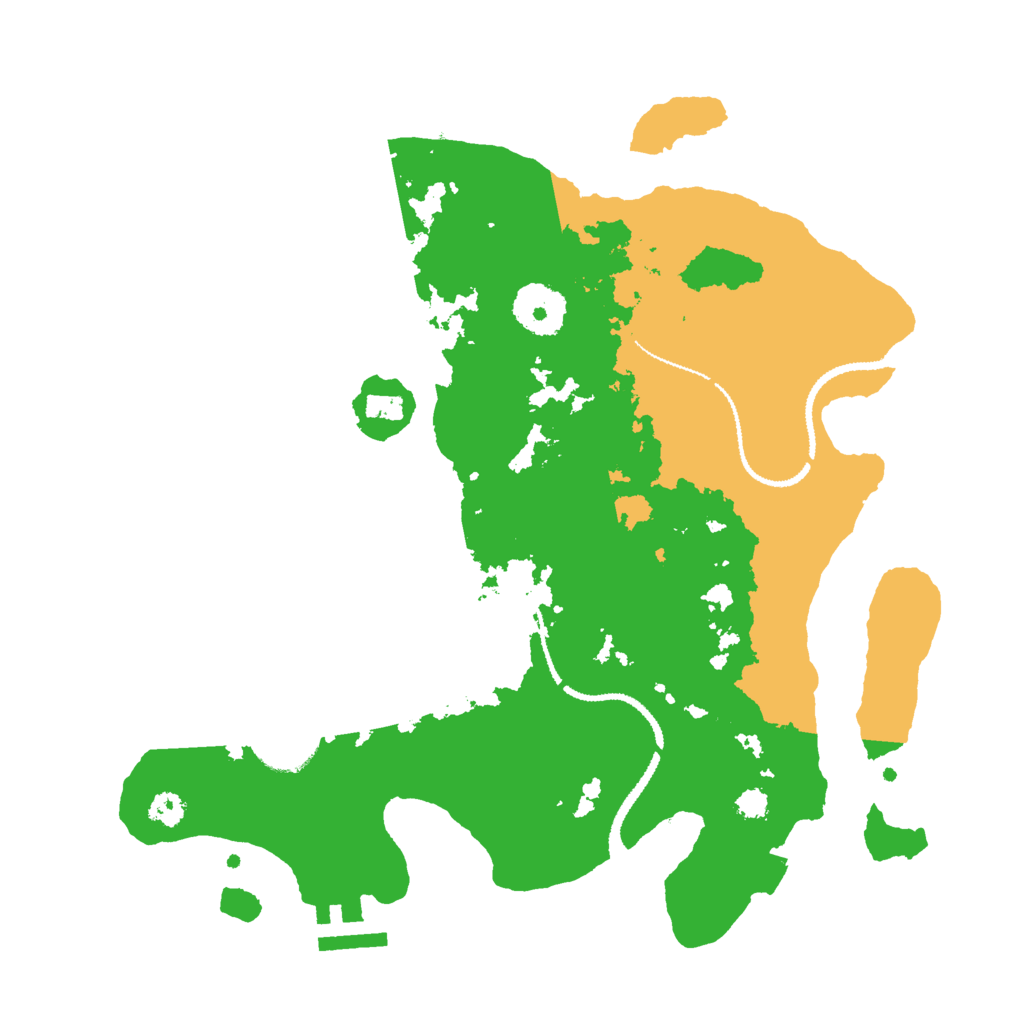 Biome Rust Map: Procedural Map, Size: 3000, Seed: 1404031002