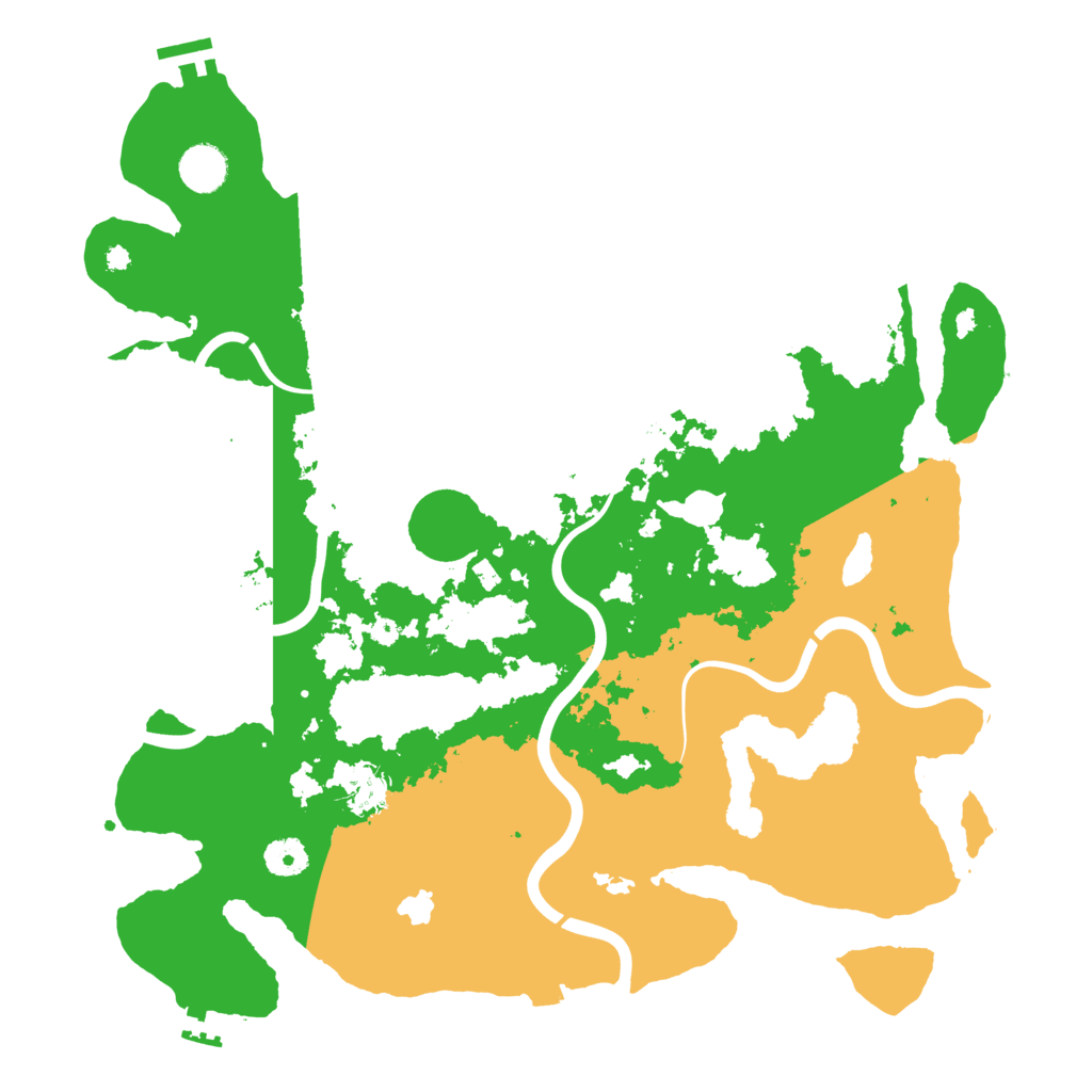 Biome Rust Map: Procedural Map, Size: 4000, Seed: 1295230109