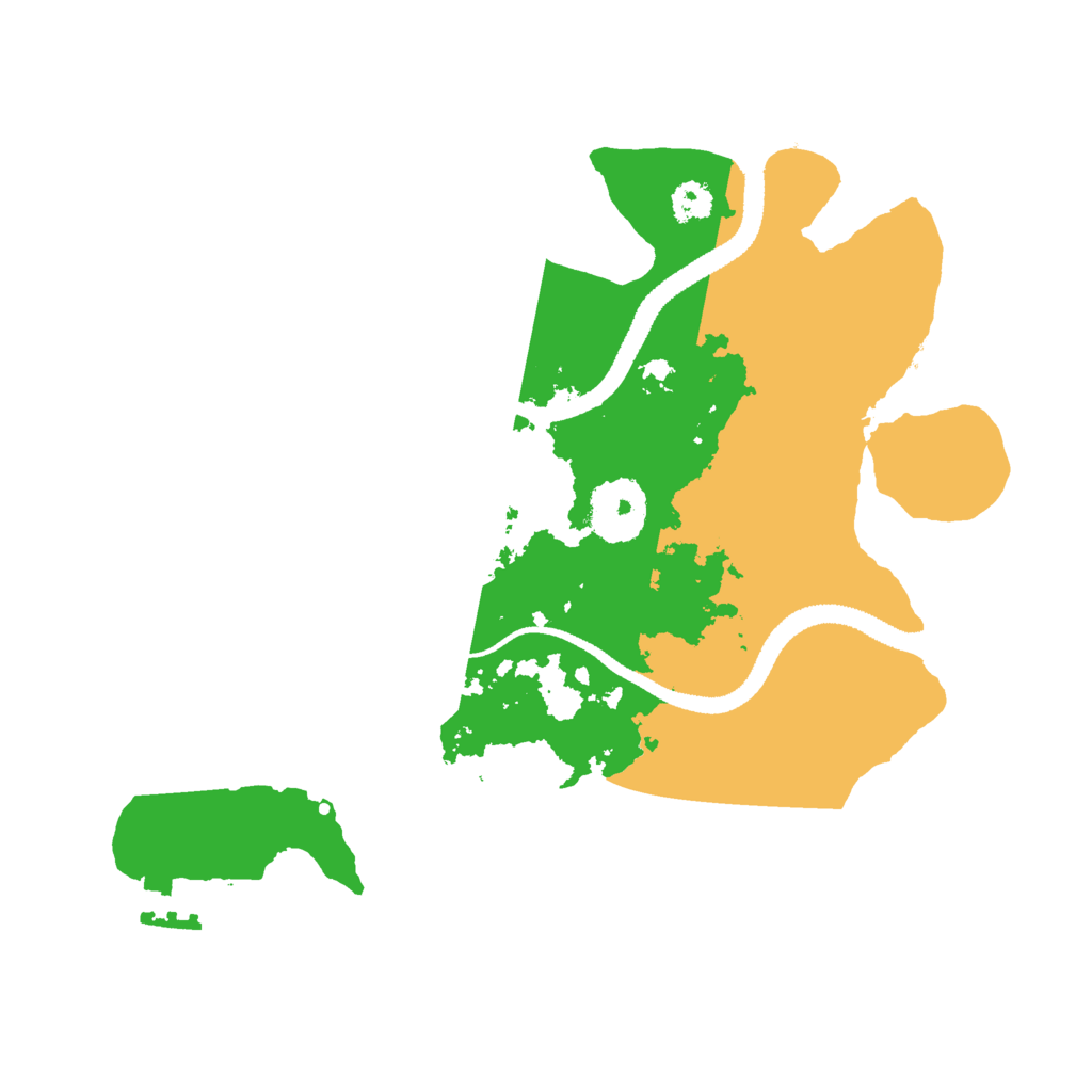 Biome Rust Map: Procedural Map, Size: 2700, Seed: 600118372