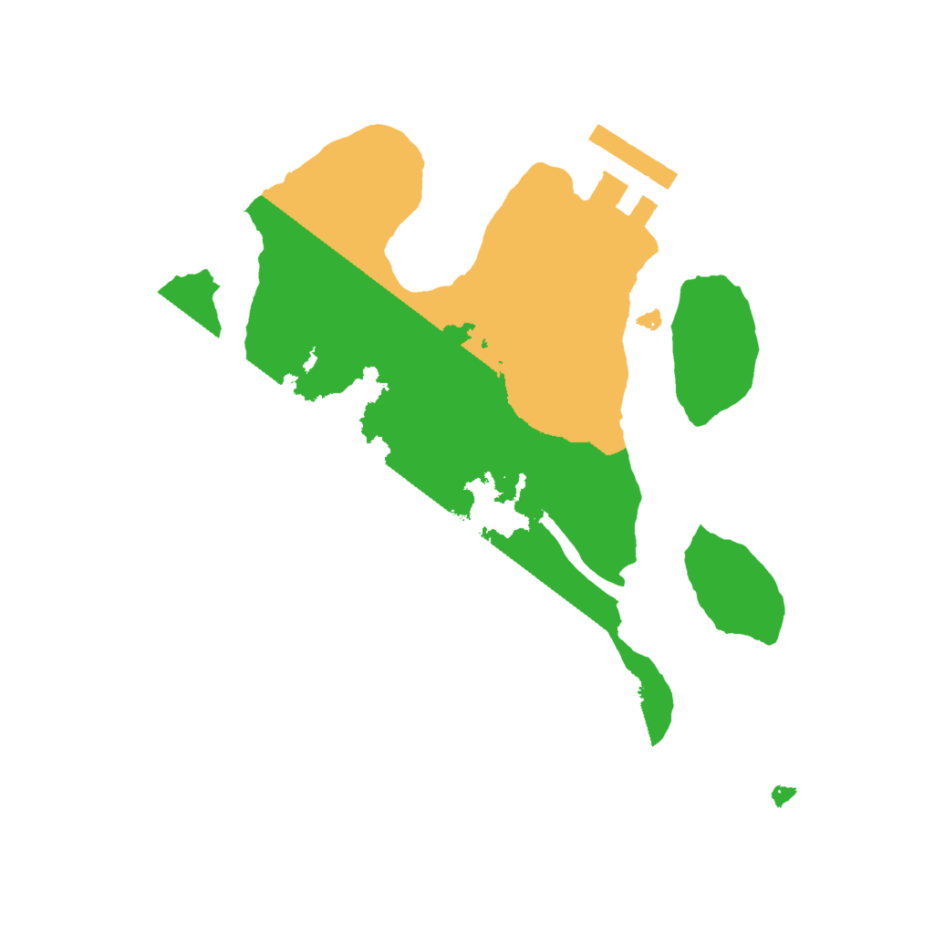 Biome Rust Map: Procedural Map, Size: 2000, Seed: 1065409359