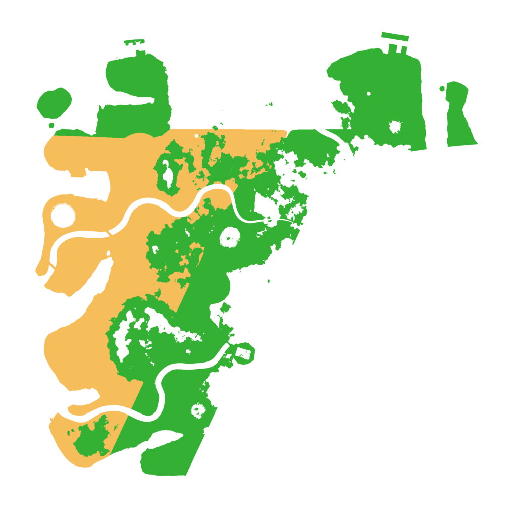 Biome Rust Map: Procedural Map, Size: 3800, Seed: 750042