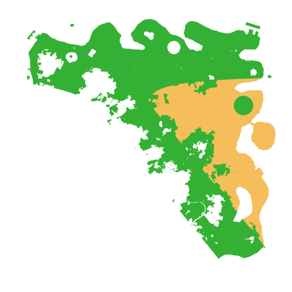 Biome Rust Map: Procedural Map, Size: 3978, Seed: 64397193