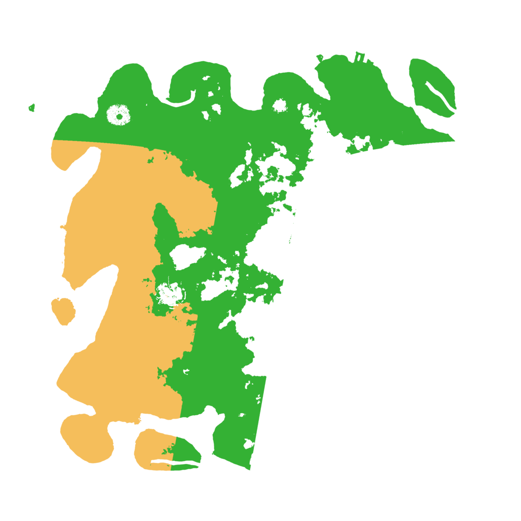 Biome Rust Map: Procedural Map, Size: 3500, Seed: 56842