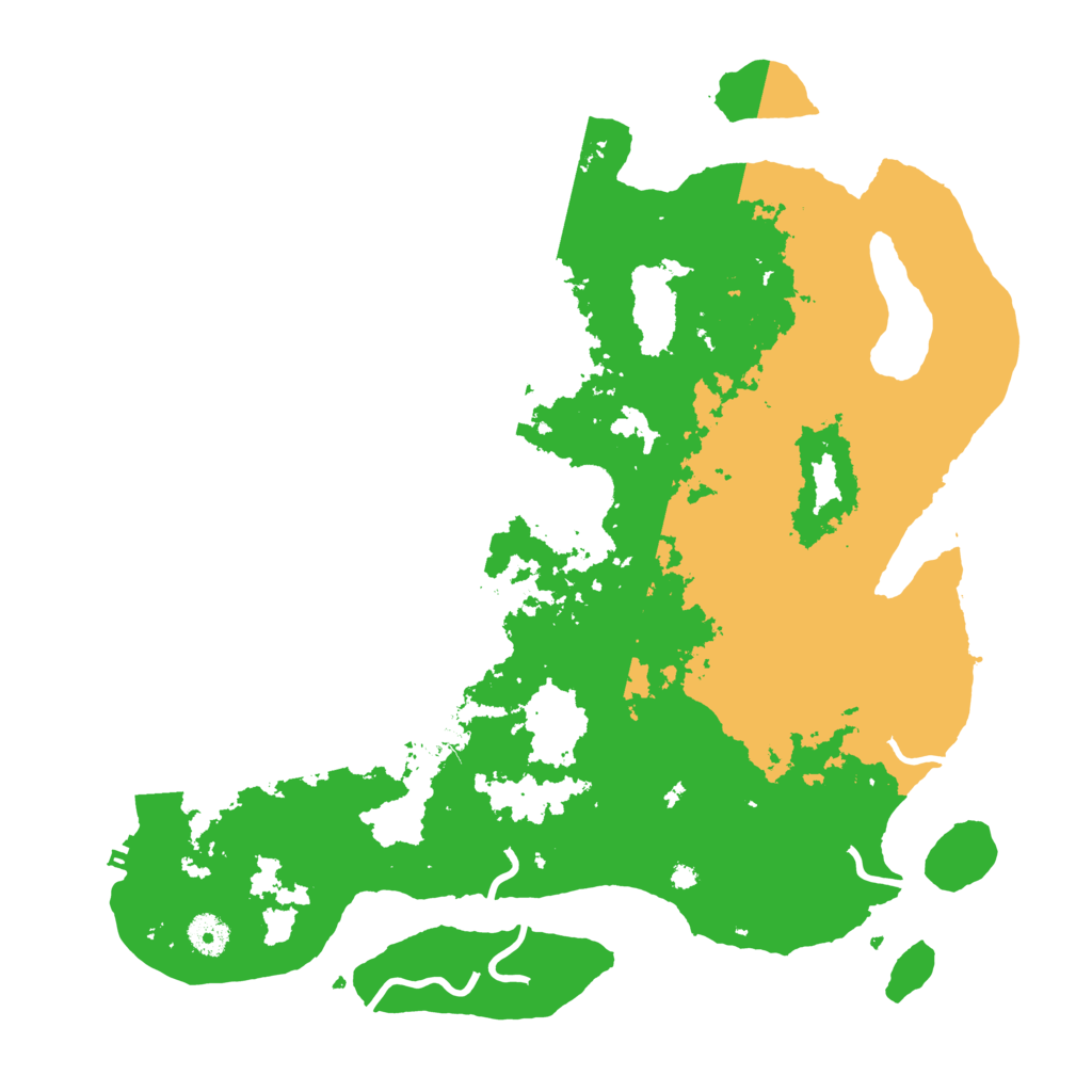 Biome Rust Map: Procedural Map, Size: 4000, Seed: 125525