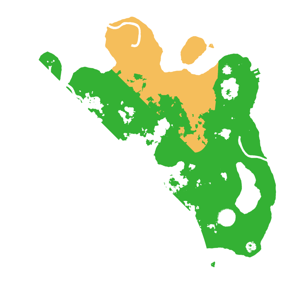 Biome Rust Map: Procedural Map, Size: 3000, Seed: 821744991