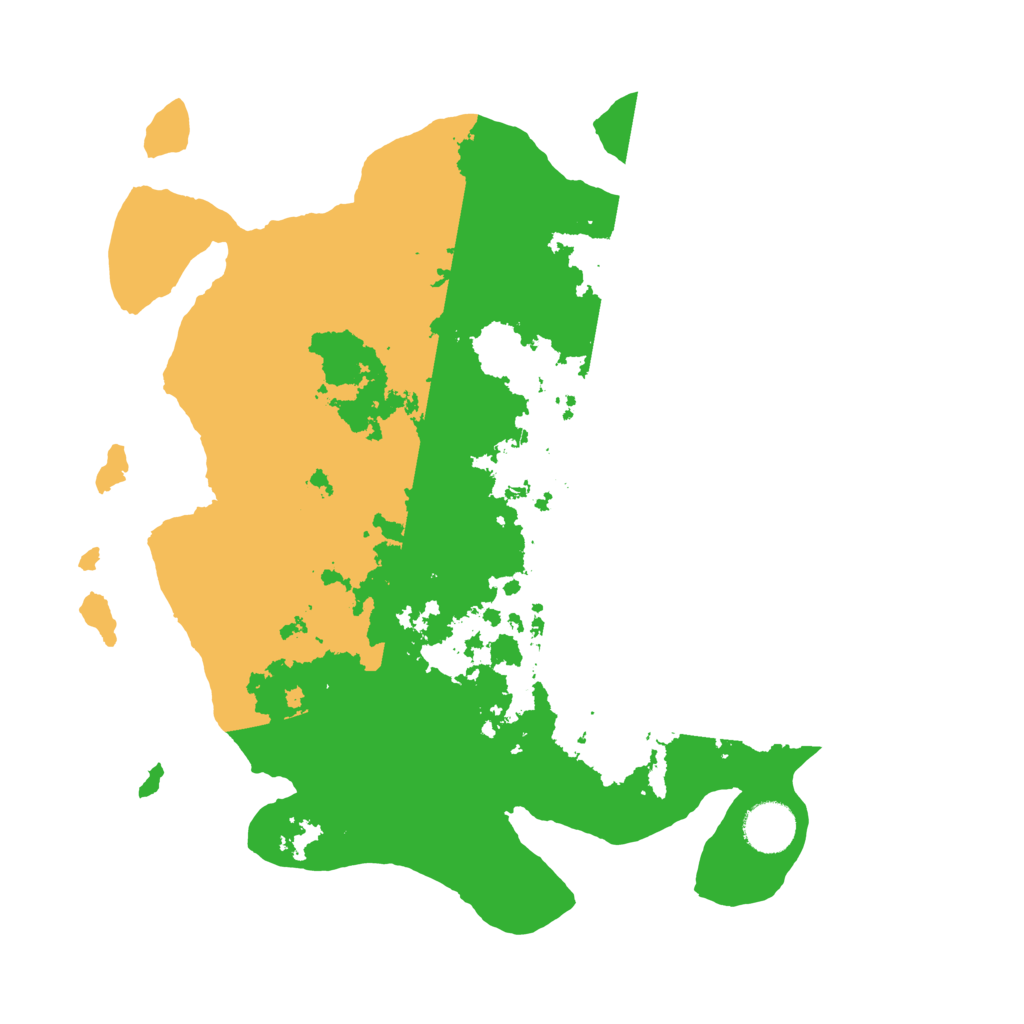 Biome Rust Map: Barren, Size: 3500, Seed: 21404626