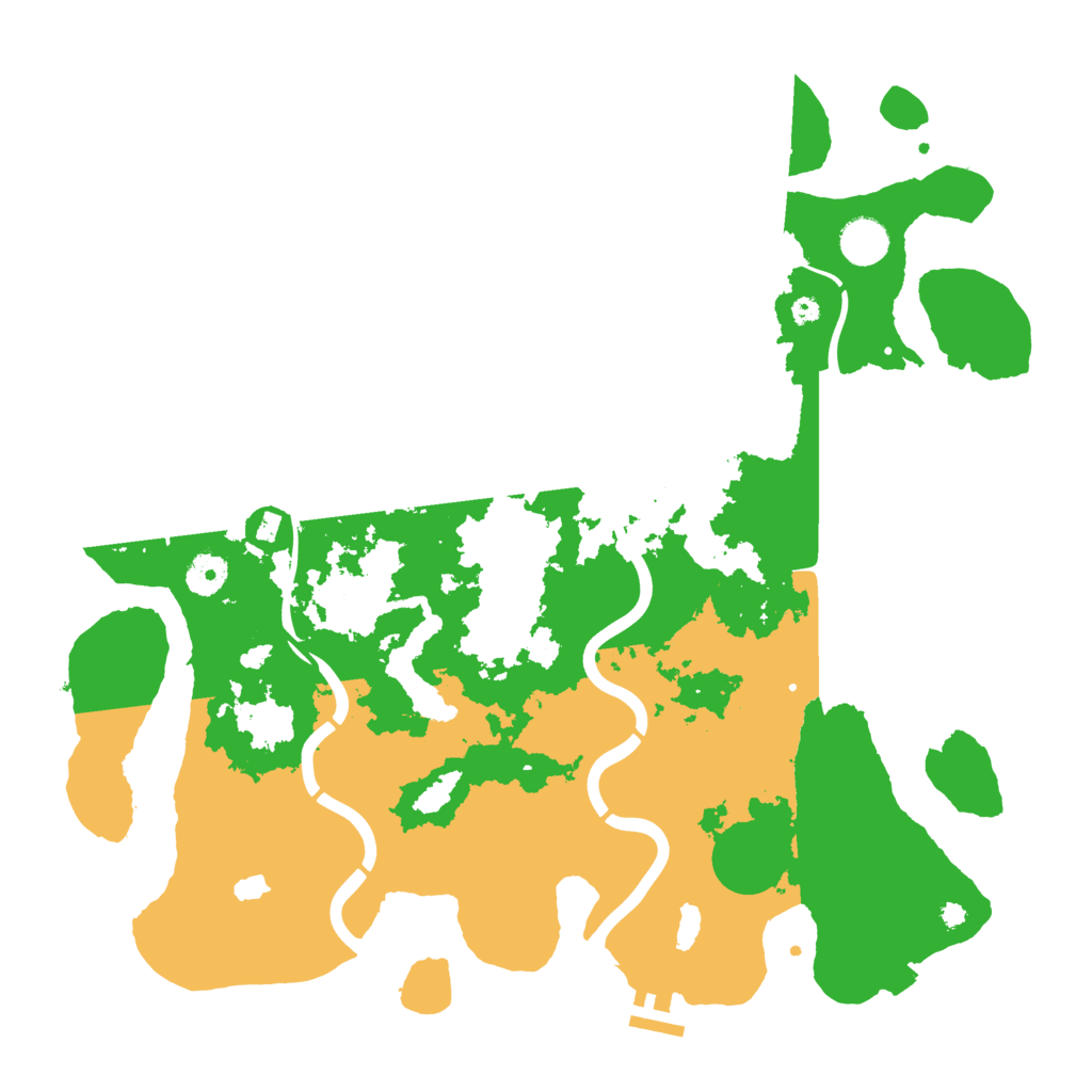 Biome Rust Map: Procedural Map, Size: 4000, Seed: 950306