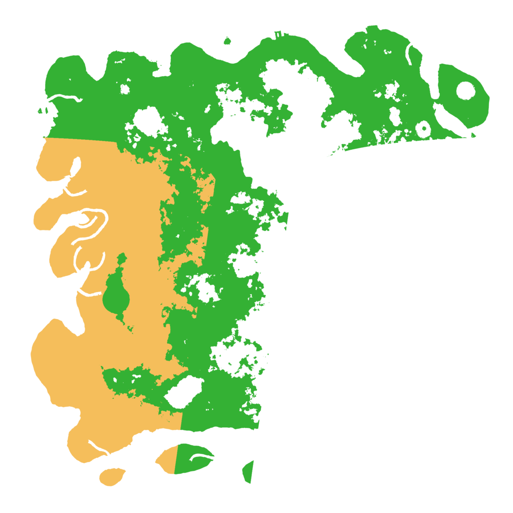 Biome Rust Map: Procedural Map, Size: 5000, Seed: 75652468