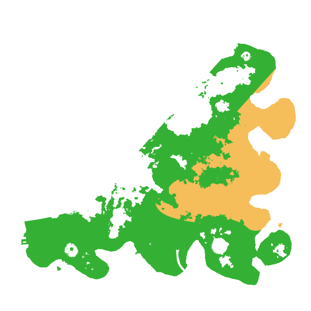 Biome Rust Map: Procedural Map, Size: 3500, Seed: 678776258