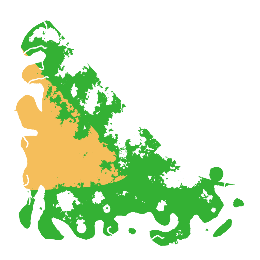 Biome Rust Map: Procedural Map, Size: 5000, Seed: 291211427