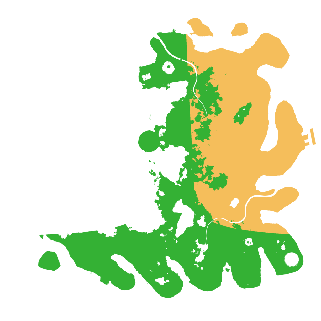 Biome Rust Map: Procedural Map, Size: 4000, Seed: 106788456