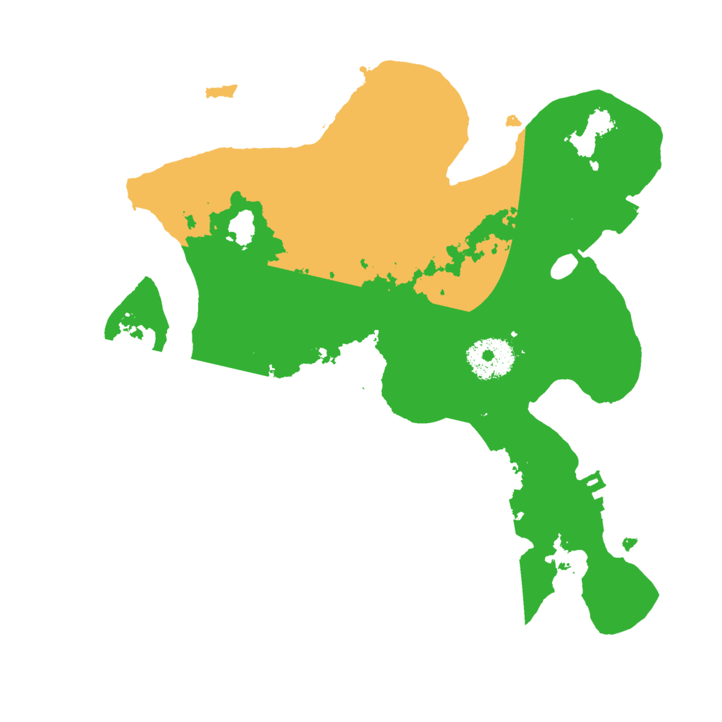 Biome Rust Map: Procedural Map, Size: 2500, Seed: 22101993