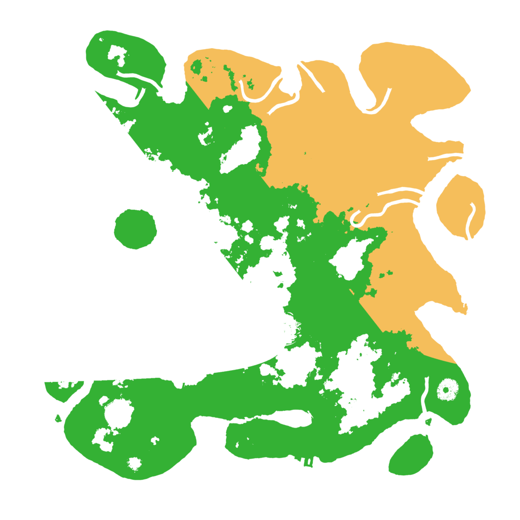 Biome Rust Map: Procedural Map, Size: 3600, Seed: 85638484