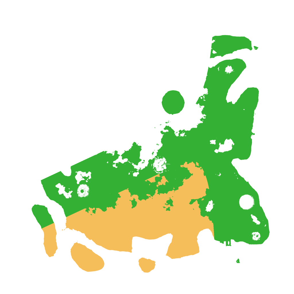 Biome Rust Map: Procedural Map, Size: 3500, Seed: 162882