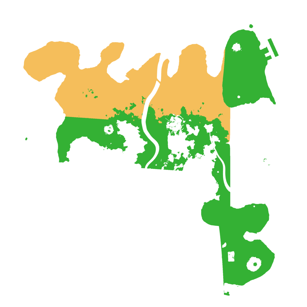 Biome Rust Map: Procedural Map, Size: 3250, Seed: 1031099992