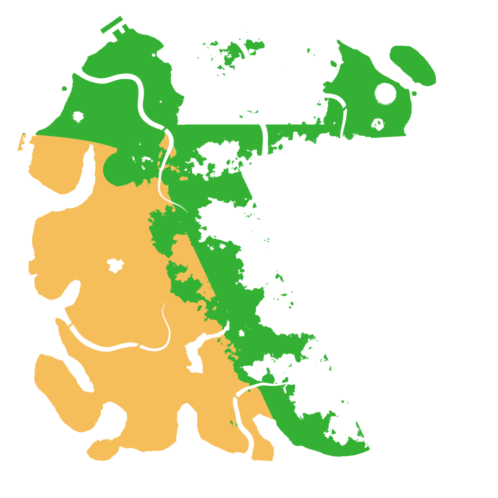 Biome Rust Map: Procedural Map, Size: 4097, Seed: 437254631