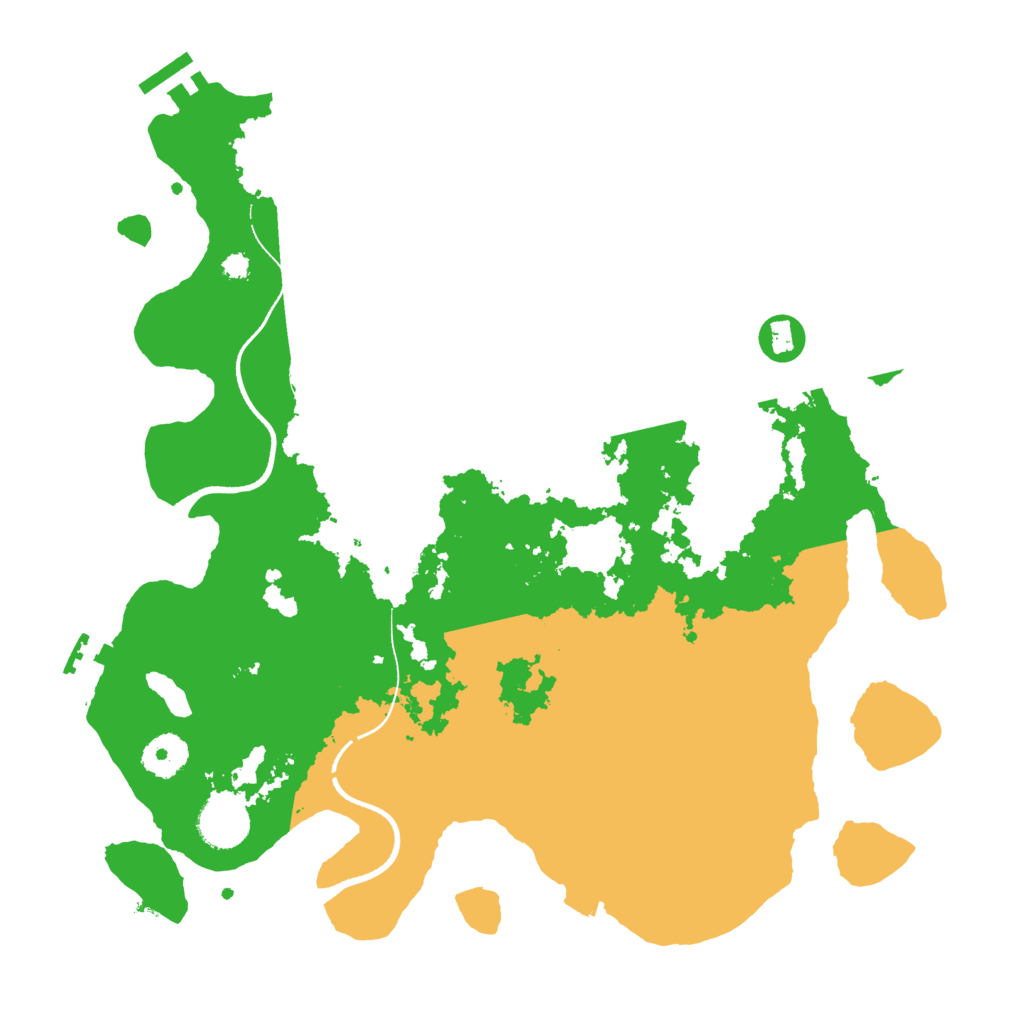 Biome Rust Map: Procedural Map, Size: 3500, Seed: 984671565