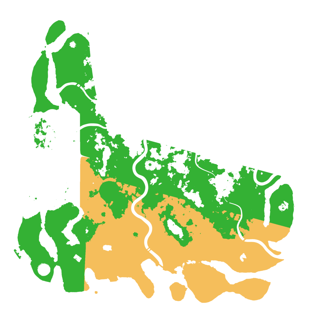Biome Rust Map: Procedural Map, Size: 4500, Seed: 197546425