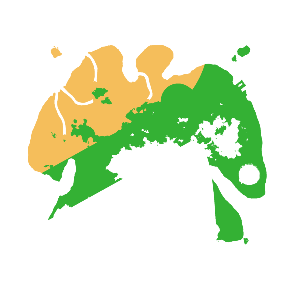 Biome Rust Map: Procedural Map, Size: 2500, Seed: 73127131