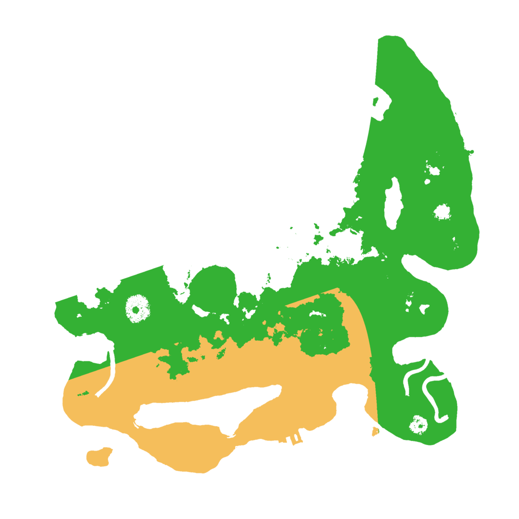 Biome Rust Map: Procedural Map, Size: 3000, Seed: 1304370141