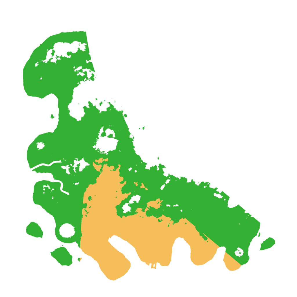 Biome Rust Map: Procedural Map, Size: 3600, Seed: 21803