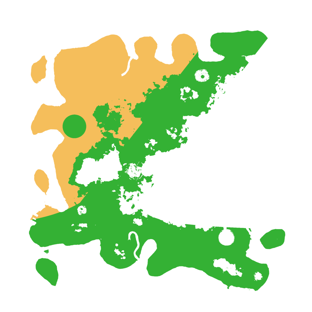 Biome Rust Map: Procedural Map, Size: 3500, Seed: 497045422