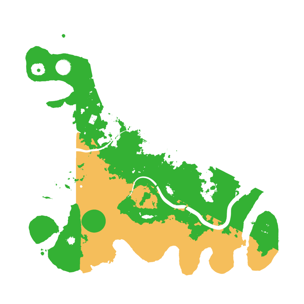 Biome Rust Map: Procedural Map, Size: 3500, Seed: 145056357