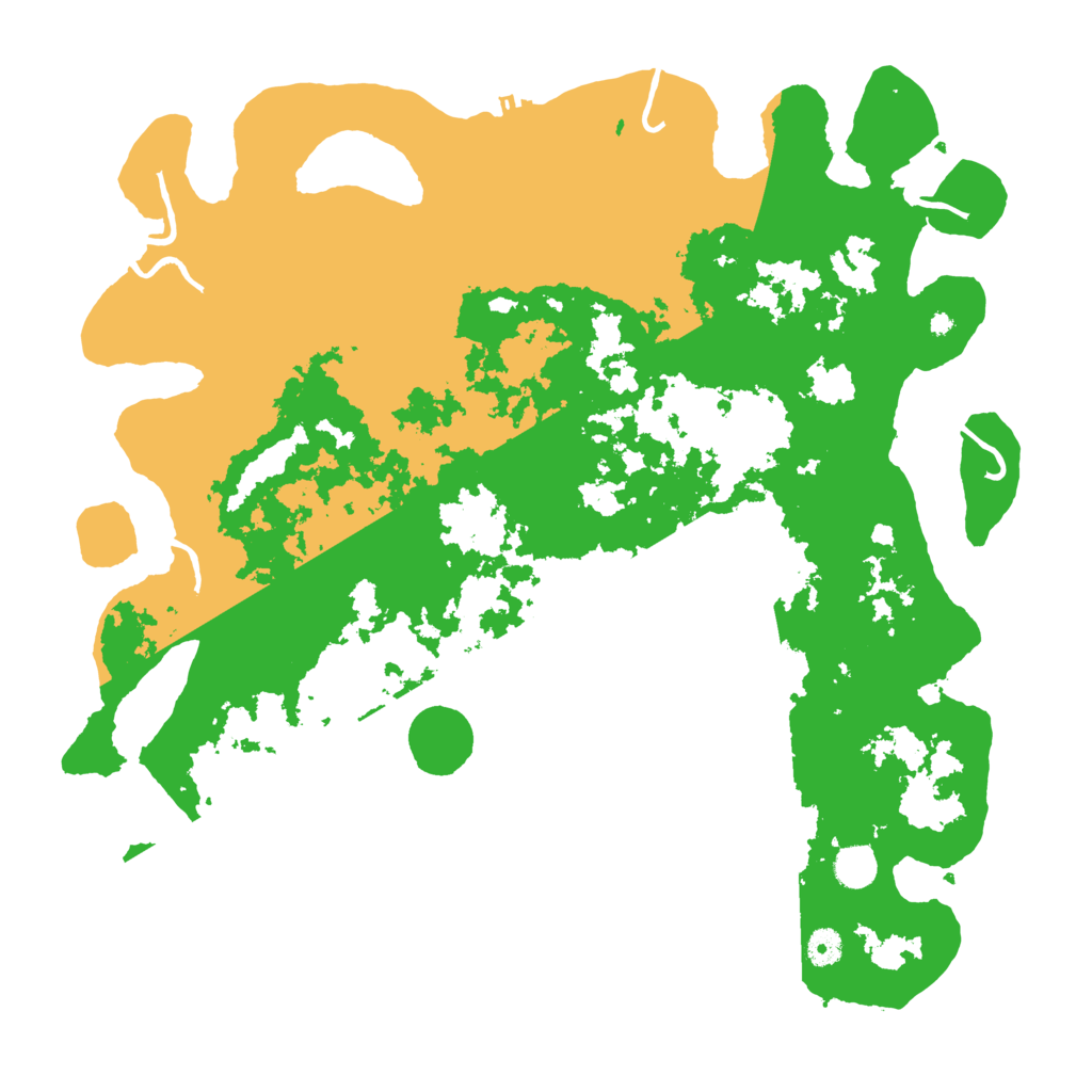 Biome Rust Map: Procedural Map, Size: 4500, Seed: 348398533