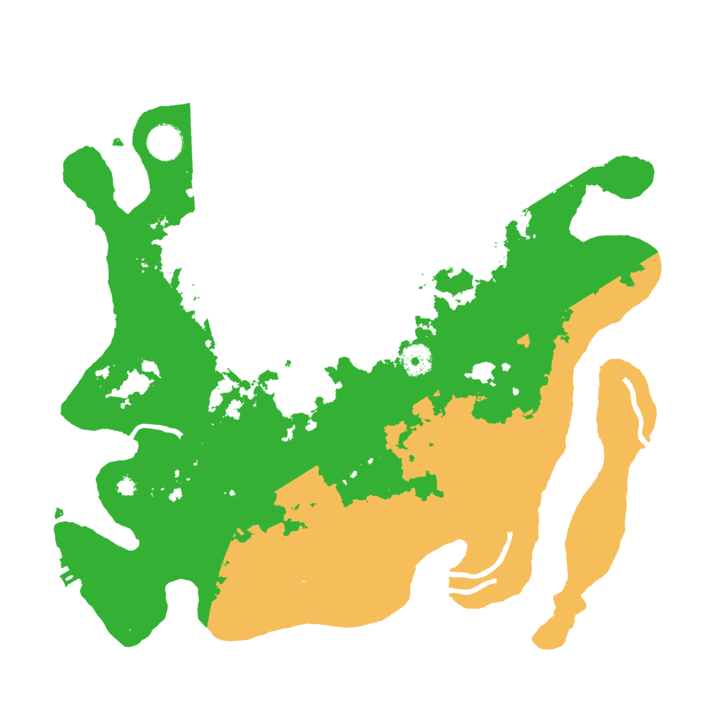 Biome Rust Map: Procedural Map, Size: 3500, Seed: 127149865