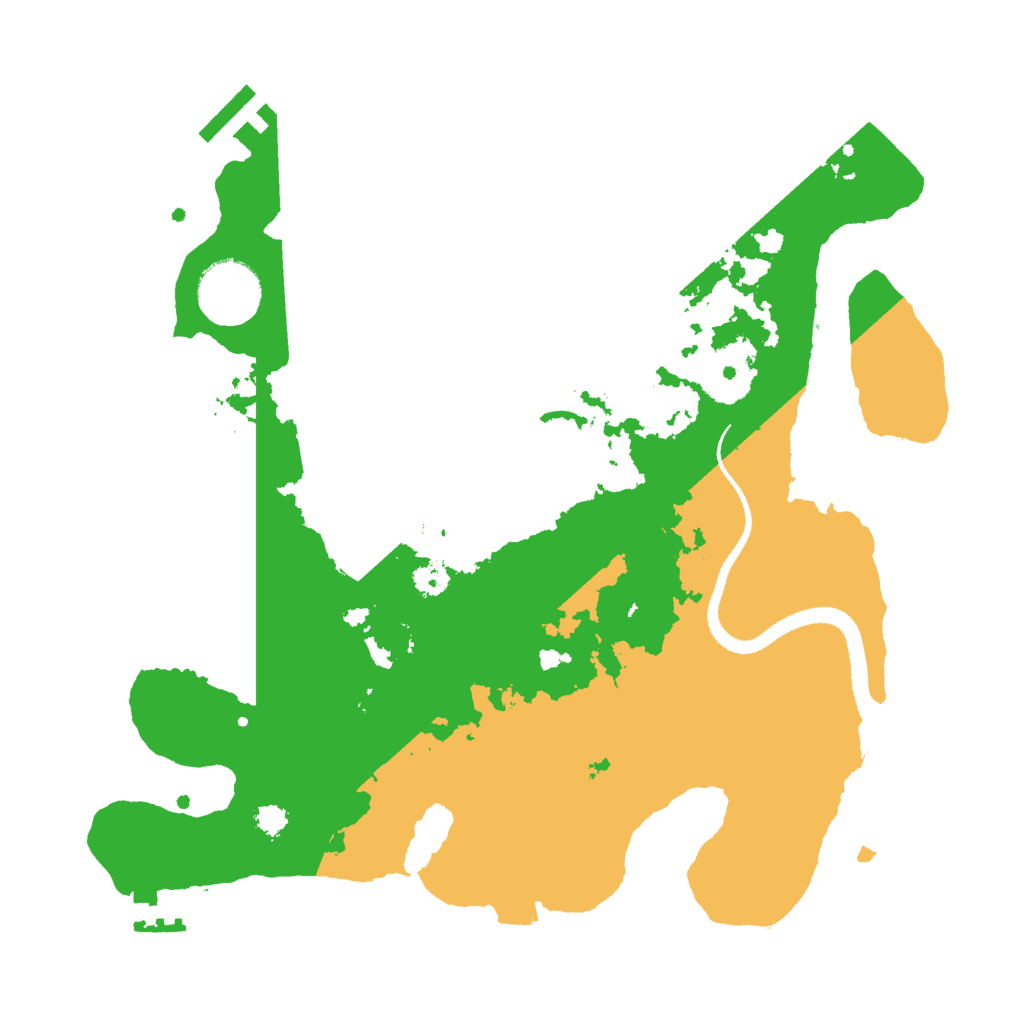 Biome Rust Map: Procedural Map, Size: 3000, Seed: 5486451