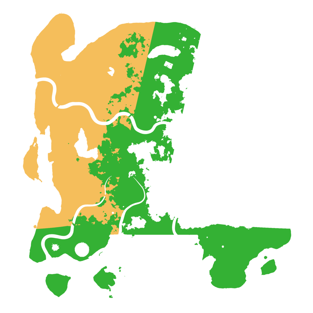 Biome Rust Map: Procedural Map, Size: 4000, Seed: 2374623