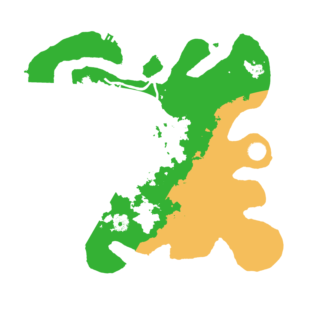 Biome Rust Map: Procedural Map, Size: 3000, Seed: 4529