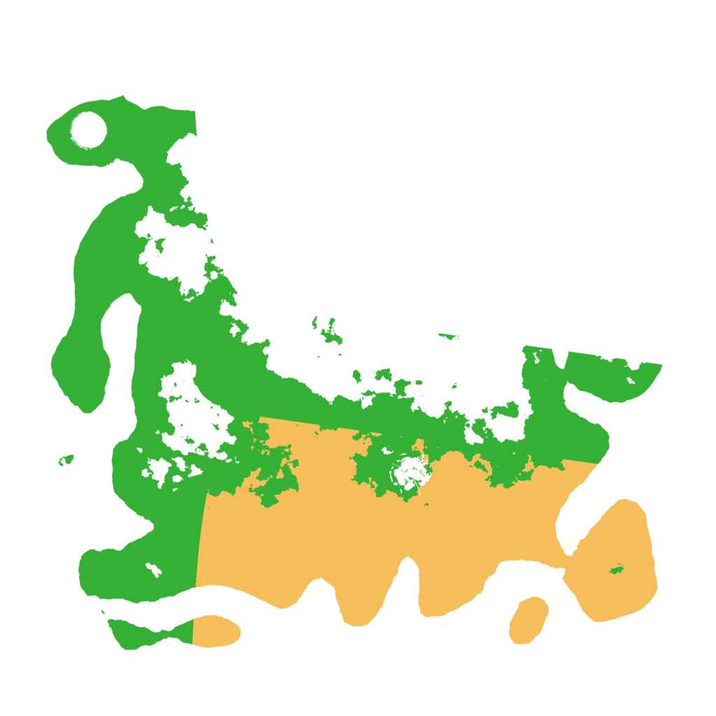 Biome Rust Map: Barren, Size: 3500, Seed: 536983550