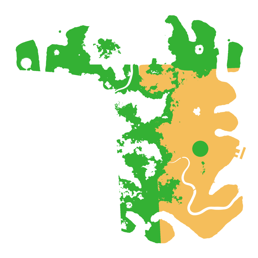 Biome Rust Map: Procedural Map, Size: 4250, Seed: 11889