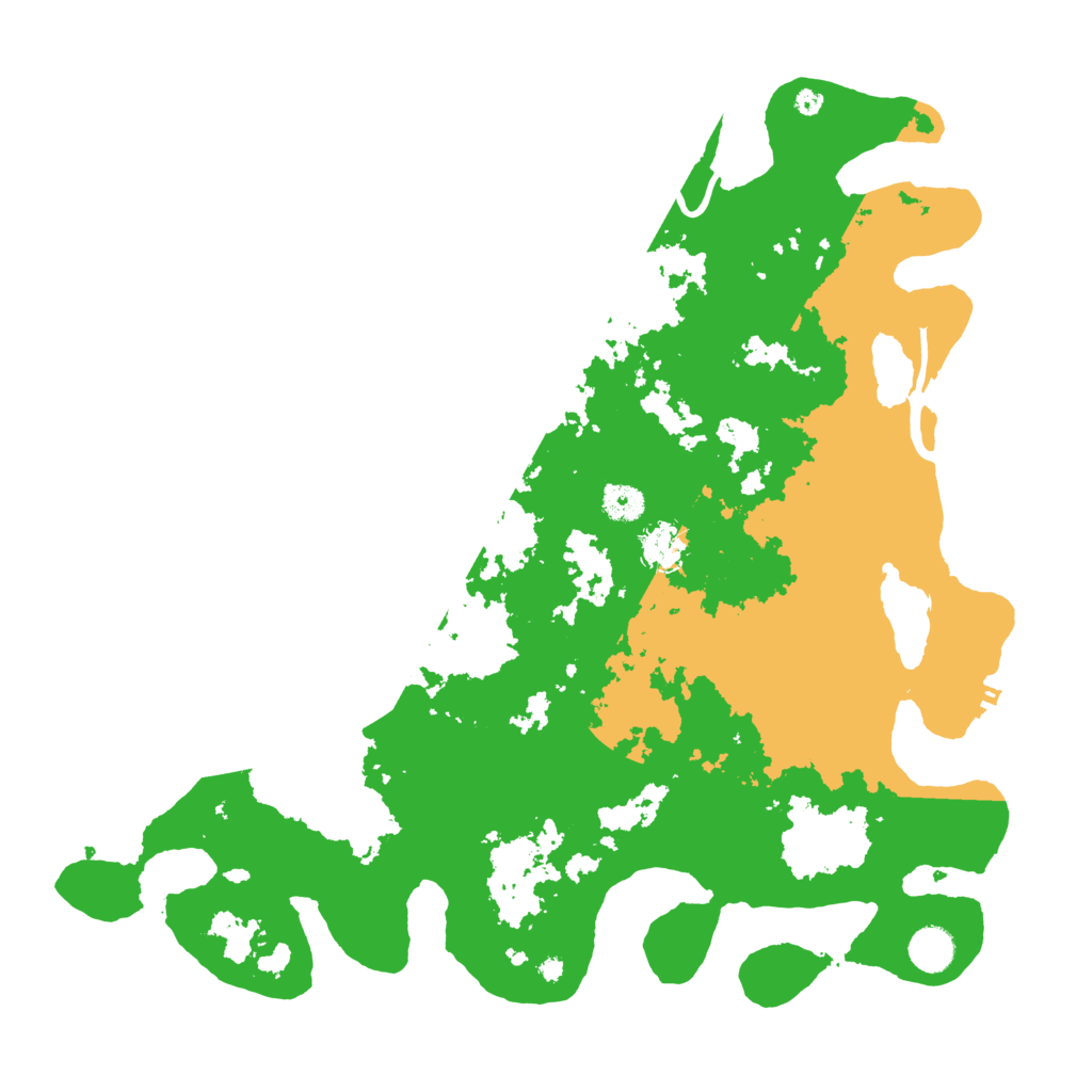 Biome Rust Map: Procedural Map, Size: 4200, Seed: 736271120