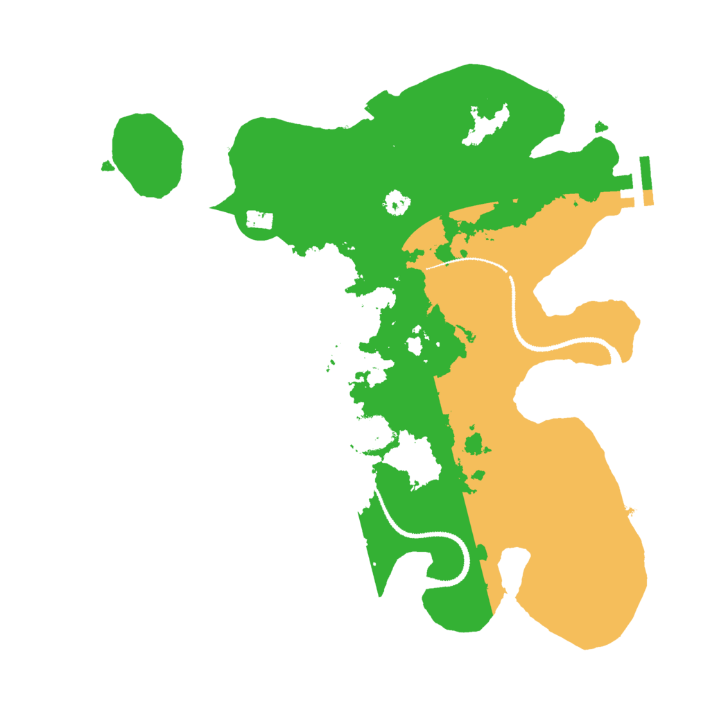 Biome Rust Map: Procedural Map, Size: 2900, Seed: 953345