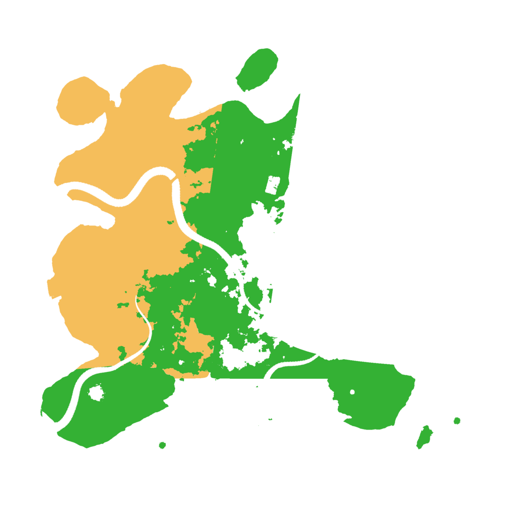 Biome Rust Map: Procedural Map, Size: 3000, Seed: 47982