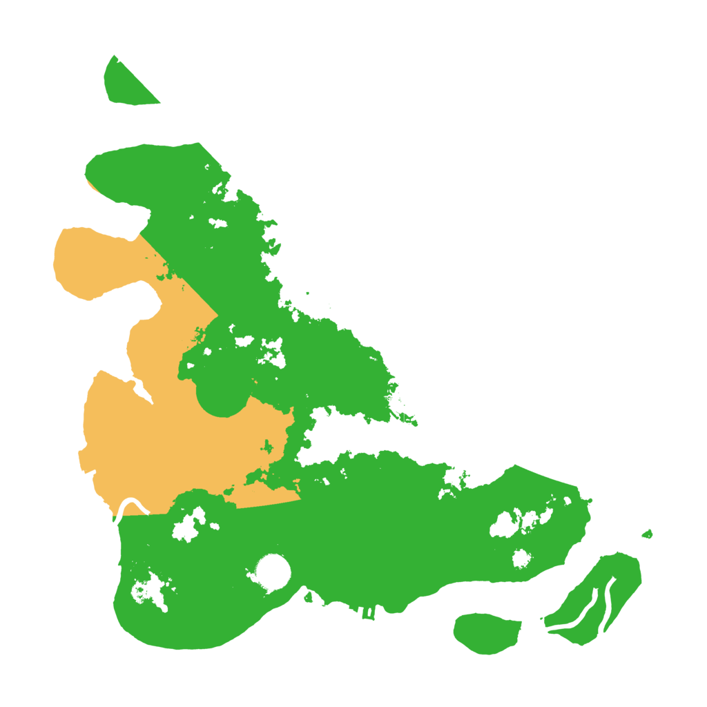 Biome Rust Map: Procedural Map, Size: 3500, Seed: 623762865