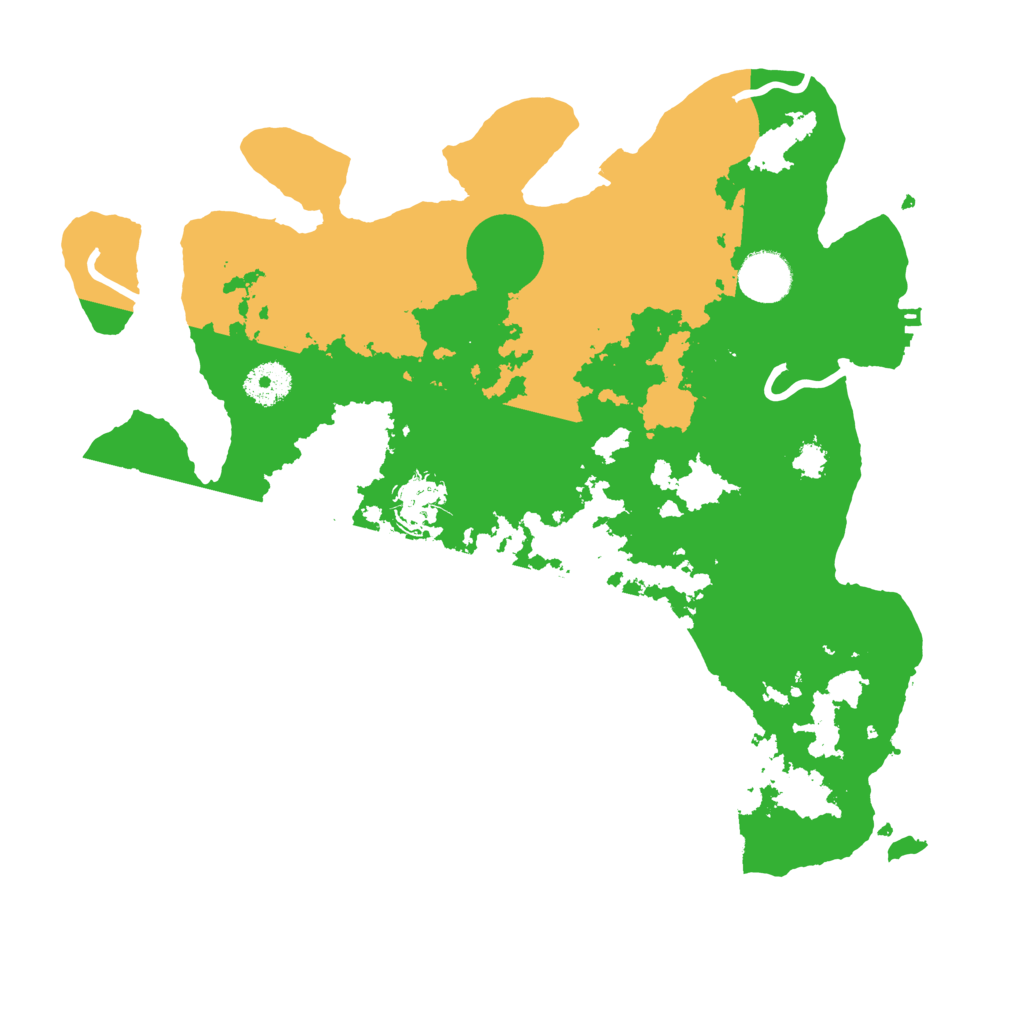 Biome Rust Map: Procedural Map, Size: 3500, Seed: 819845795