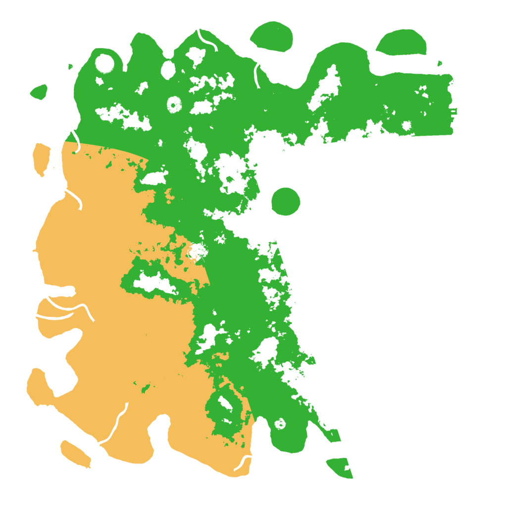 Biome Rust Map: Procedural Map, Size: 4800, Seed: 305619973