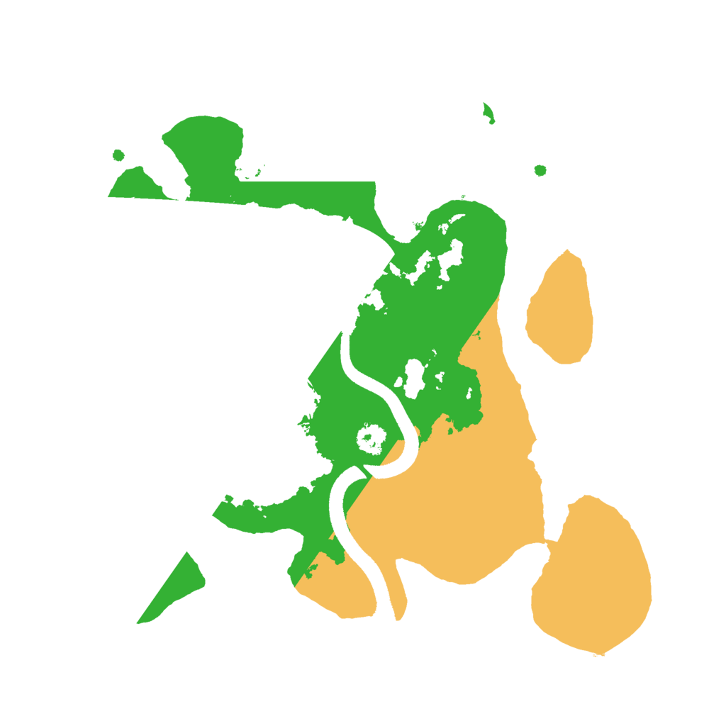 Biome Rust Map: Procedural Map, Size: 2500, Seed: 123432