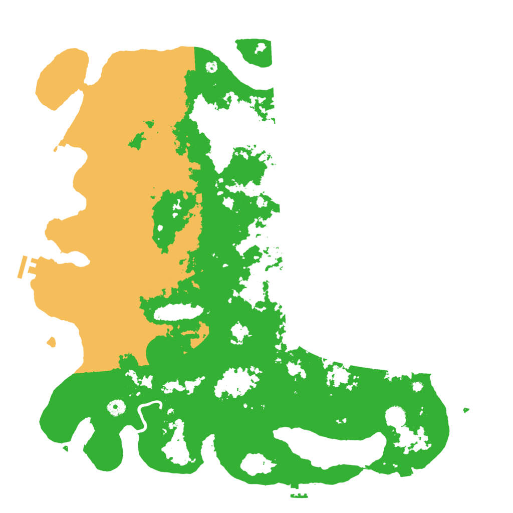 Biome Rust Map: Procedural Map, Size: 4500, Seed: 584336544