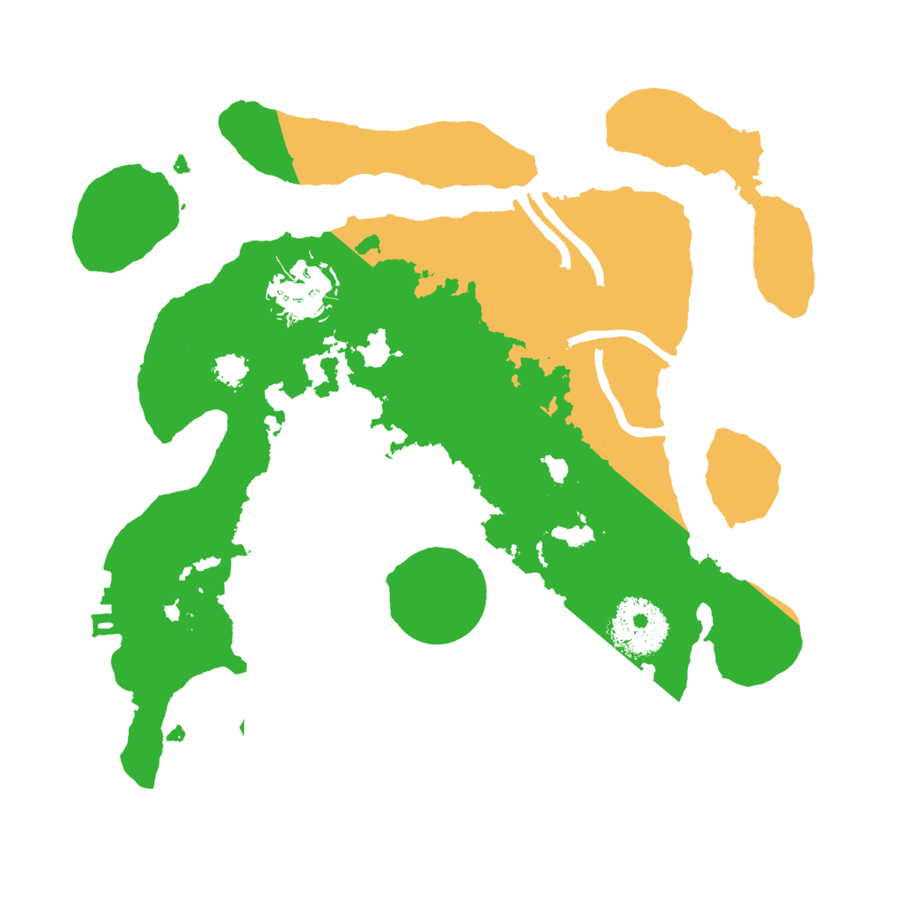 Biome Rust Map: Procedural Map, Size: 2500, Seed: 999143627