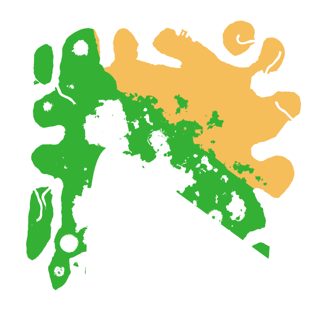 Biome Rust Map: Procedural Map, Size: 3200, Seed: 27169632