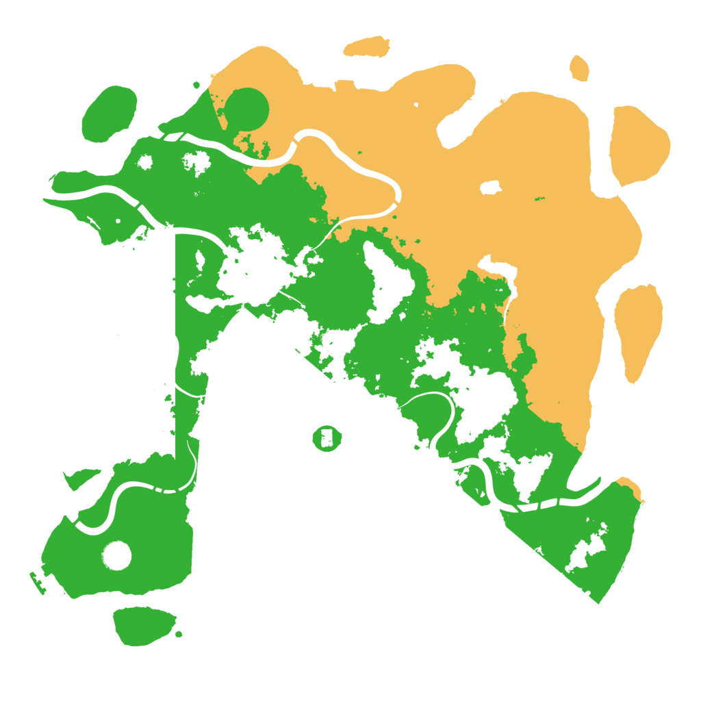 Biome Rust Map: Procedural Map, Size: 4250, Seed: 999143627