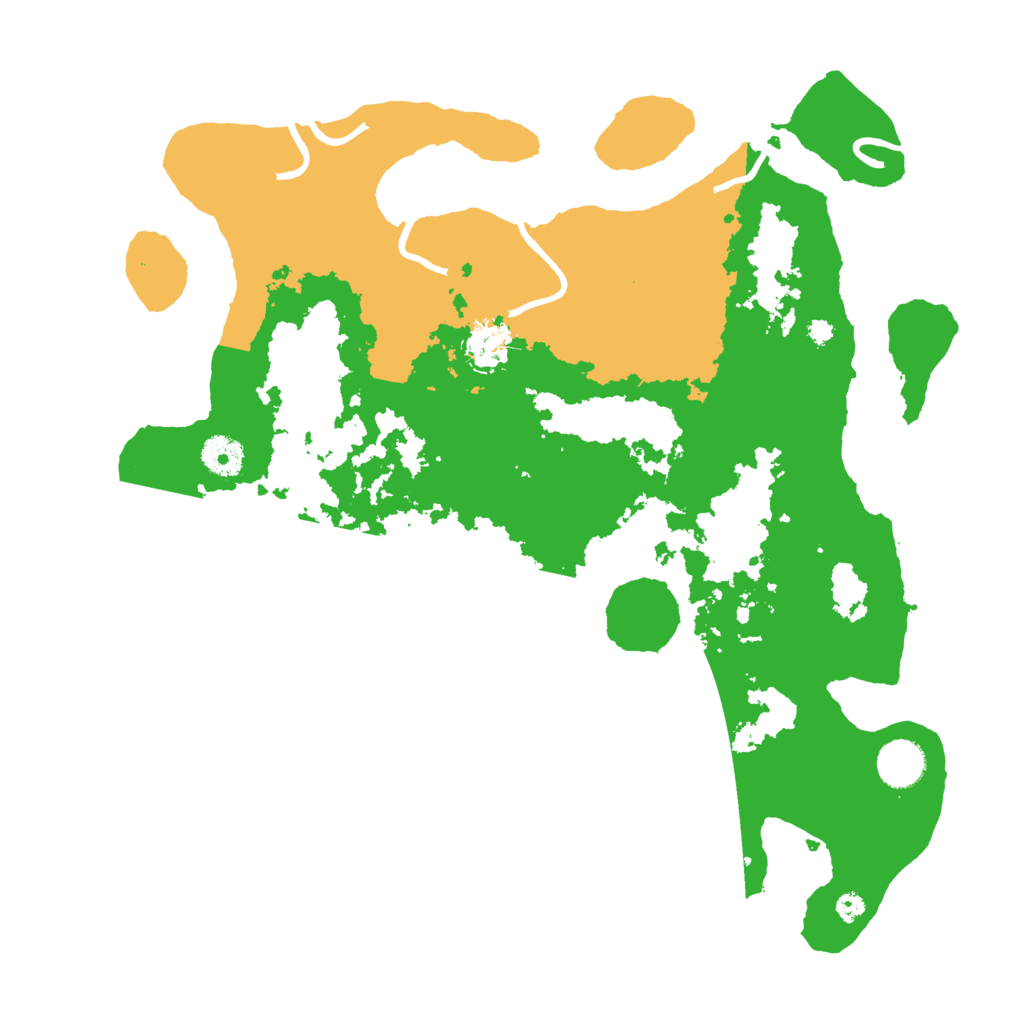 Biome Rust Map: Procedural Map, Size: 3750, Seed: 23975192